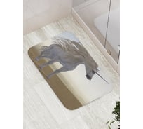 Коврик противоскользящий JoyArty "Единорог в пустыне" для ванной, сауны, бассейна, bath_5140