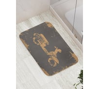 Коврик противоскользящий JoyArty "Мотороллер" для ванной, сауны, бассейна, bath_29300