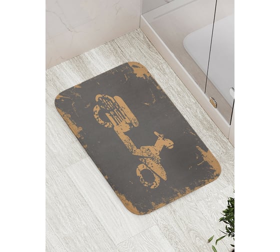 Коврик противоскользящий JoyArty "Мотороллер" для ванной, сауны, бассейна, bath_29300 1