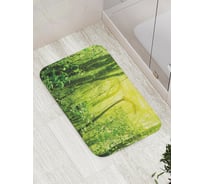 Коврик противоскользящий JoyArty "Рассвет в лесу" для ванной, сауны, бассейна, bath_29804