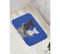 Коврик противоскользящий JoyArty "Ночные коты" для ванной, сауны, бассейна, bath_4859