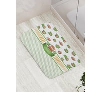 Коврик противоскользящий JoyArty "Американский футбол Джони" для ванной, сауны, бассейна, bath_5360