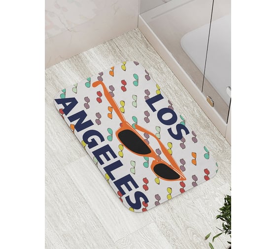 Коврик противоскользящий JoyArty "Солннечный Лос-Анжелес" для ванной, сауны, бассейна, bath_5396 1