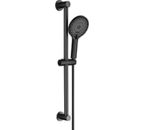 Душевой гарнитур AQUATEK AQ2022MB ЛУГАНО 3jet 65 см, матовый черный 00000145479