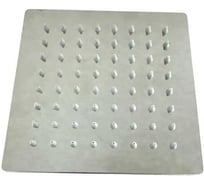 Лейка тропическая для душа GRIALE потолочная квадрат 15x15 см глянцевый хром, с шарниром для изменения угла наклона GR8001-15