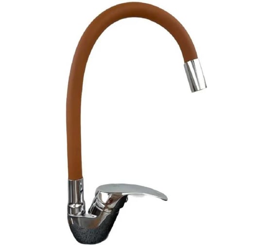 Смеситель для кухни GRIALE с гибким изливом одноручковый коричневый DK-4703B-771 1