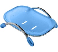 Мыльница SANTRADE пластиковая, настольная, голубая 6577