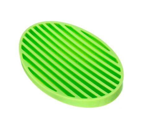 Мыльница SANTRADE силиконовая, зеленый 3428