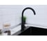 Смеситель кухонный из нержавеющей стали Буали, черный Alcora SS-SF-201 (Black) 6