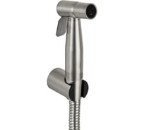 Набор для биде GFmark гигиеническая лейка, шланг, кронштейн, из нержавеющей стали, в блистере, цвет сатин 20611