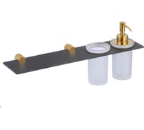 Держатель дозатора для жидкого мыла и стакана Savol S-002169HB