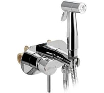 Смеситель GFmark с гигиеническим душем, встраеваемый, латунный корпус, цвет хром 2062