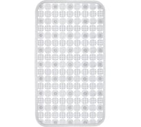 Коврик для ванной противоскользящий PRIMILA 70x36см Бусины прозрачный, ПВХ, присоски, 700366