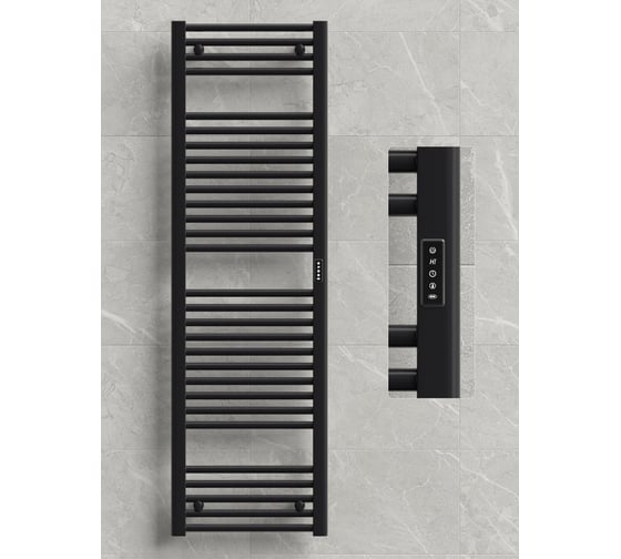 Полотенцесушитель бытовой электрический RIFAR D-LINE, арт.: , цвет Чёрный янтарь матовый, мощность 320 Вт DL-150-45-BM 1