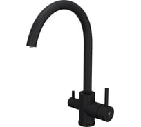 Смеситель для кухонной мойки RUSH с фильтром черный SUS9035-37Black