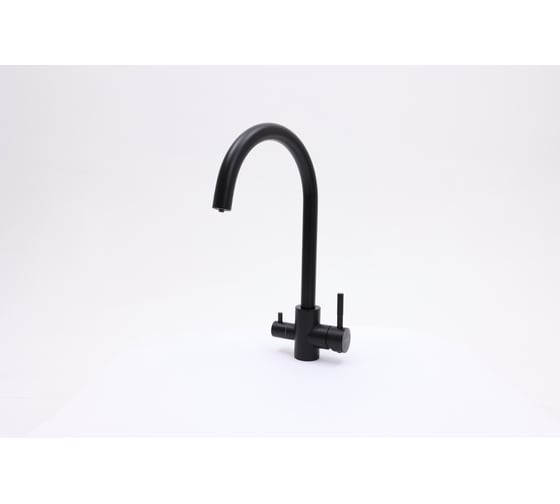Смеситель для кухни Alcora Tugela с фильтром для воды, черный NS-MH-J001(Black) 1