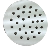 Тропическая лейка для душа потолочная GRIALE круг 10x10 полированный хром, с шарниром для изменения угла наклона GR8002-10