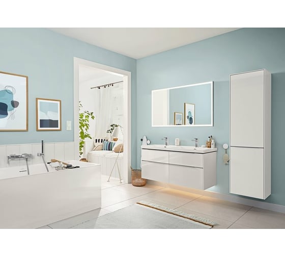 Смеситель для ванны и душа Villeroy & Boch Liberty цвет-хром TVT10700100061