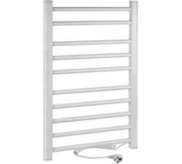 Полотенцесушитель электрический Brimix ЛЕСЕНКА, 500х800х90 мм,10 перекладин, 115 W, из алюминия, белый 08030W