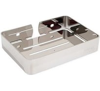 Полочка - мыльница Brimix литая, из полированной нержавеющей стали марки 304, хром 5662