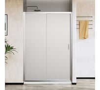 Душевая дверь VINCEA City 1400, хром, стекло текстурное VDS-5CT140MT
