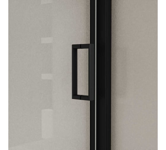 Душевая дверь VINCEA City 1300, черный, стекло прозрачное VDS-5CT130CLB