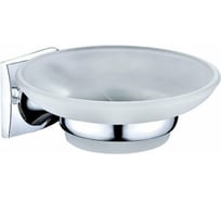 Подвесная мыльница для ванной HAIBA матовое стекло, хромированная HB8502