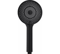 Лейка для душа, круглая 3-х режимная, дизайнерская, черная () OLIVE'S D185B