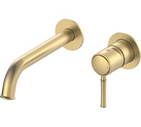 Встраиваемый смеситель для раковины Wonzon & Woghand TOR, Брашированное золото WW-88869073-BG