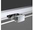 Душевая дверь VINCEA Soft 1300, черный, стекло прозрачное VDS-3SO130CLB 2