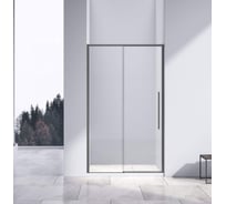 Душевая дверь VINCEA Slim-N 1100, вороненая сталь, стекло прозрачное VDS-4SN110CLGM