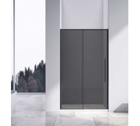 Душевая дверь VINCEA Slim-N 1400, черный, стекло тонированное VDS-4SN140CGB