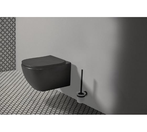 Ершик для унитаза Ideal Standard Silk Black IOM черный матовый A9119XG