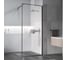 Душевая перегородка VINCEA Walk-In 800_2000, вороненая сталь, стекло рифленое VSW-1HP800FLGM 2