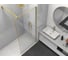 Душевая перегородка VINCEA Walk-In 800_2000, брашированное золото, стекло прозрачное VSW-1HS800CLG 2