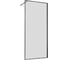 Душевая перегородка VINCEA Walk-In 900_2000, вороненая сталь, стекло рифленое VSW-1HP900FLGM 1
