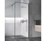 Душевая перегородка VINCEA Walk-In 900_2000, вороненая сталь, стекло рифленое VSW-1HP900FLGM 2