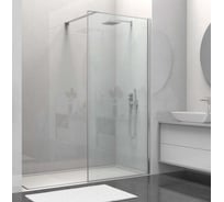 Душевая перегородка VINCEA Walk-In 800_2000, хром, стекло прозрачное VSW-1HS800CL