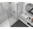 Душевая перегородка VINCEA Walk-In 800_2000, хром, стекло прозрачное VSW-1HS800CL 2