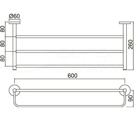 Полка Jaquar Continental ACN-CHR-1181N