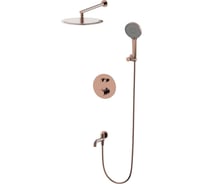 Душевая система с тремостатом Wonzon & Woghand STICK, Розовое золото WW-88929010-RG