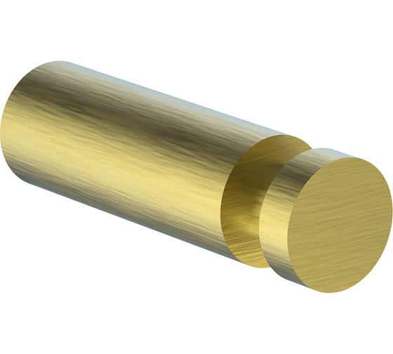Крючок для ванной Wonzon & Woghand EASY, Брашированное золото WW-8105-2-BG 1