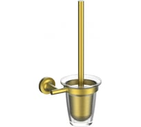 Туалетный ершик в комплекте Wonzon & Woghand SIMPLE, Брашированное золото WW-6529-BG