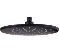 Верхний душ Aquanet Static D250 мм, функция AIR, черный матовый 00261825