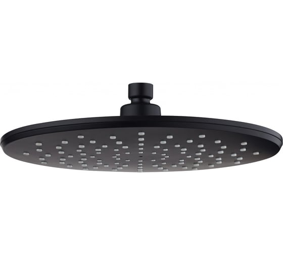 Верхний душ Aquanet Static D250 мм, функция AIR, черный матовый 00261825