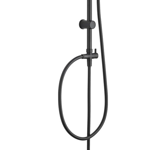 Душевая колонна Aquanet Passion S без смесителя, черный матовый 00261837