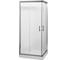 Душевая шторка Aquanet Alfa Cube 900х900х2000 мм, стекло прозрачное, хром 00168416 1