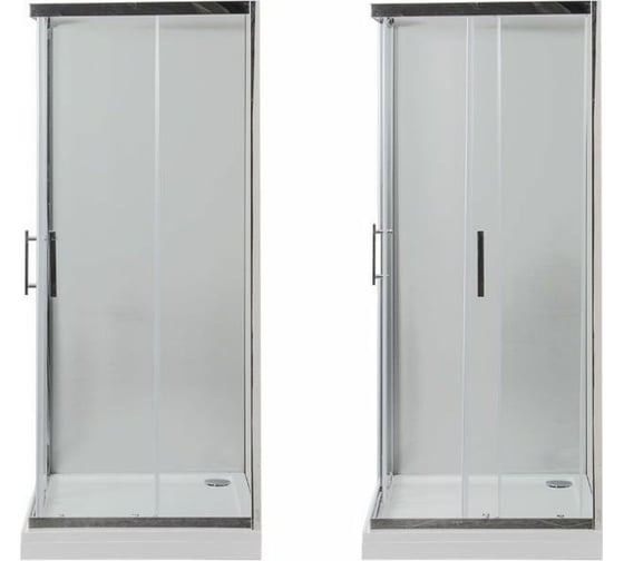 Душевая шторка Aquanet DELTA CUBE 900х900х2000 мм, стекло прозрачное 00183212