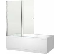 Шторка для ванны Aquanet Alfa 2 стекла универсальная 1220х1400 00196049