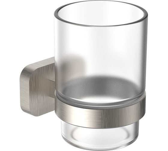 Стакан для зубных щеток Wonzon & Woghand с держателем GRAFFITY, Брашированный никель WW-9321-BN 1